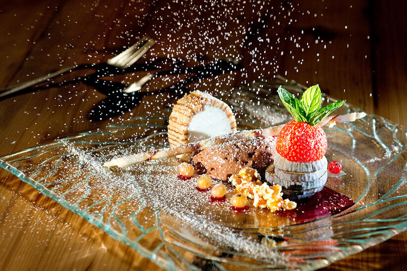 Ausgezeichnete Küche im Moarhof